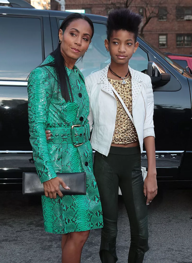 Jada Pinkett y Willow Smith.