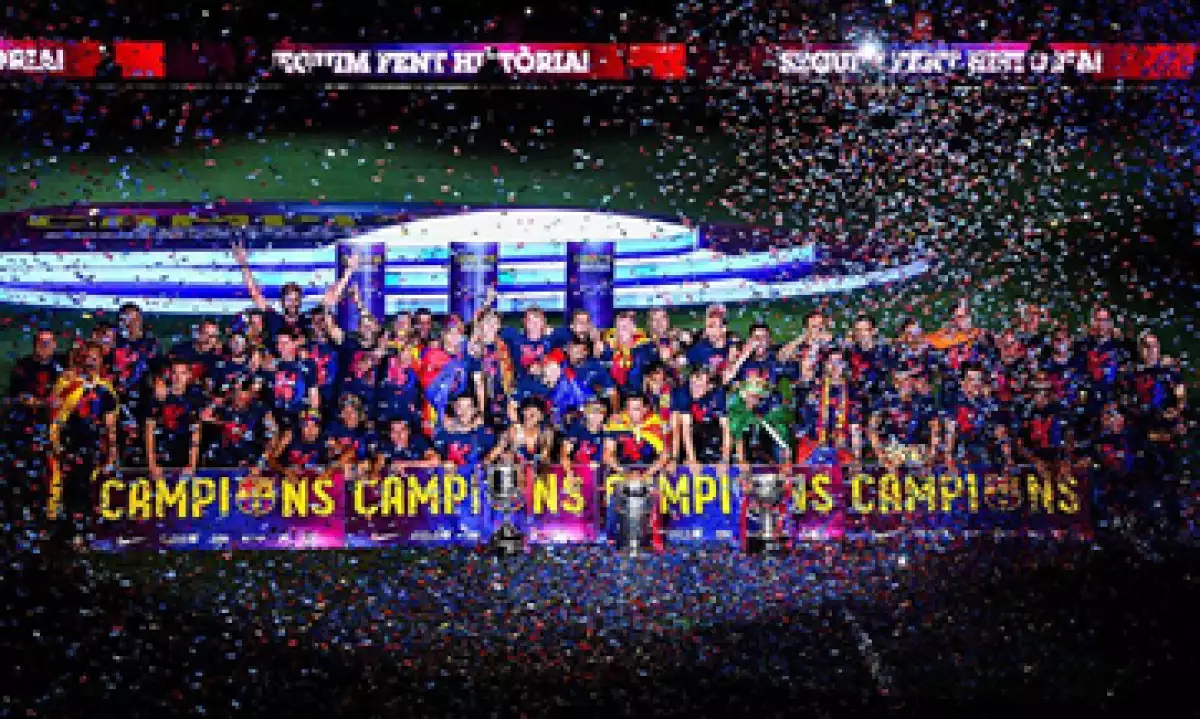 La final la ganó el Barcelona tres goles por uno a la Juventus. (Foto: Tomada de facebook.com/uefachampionsleague )