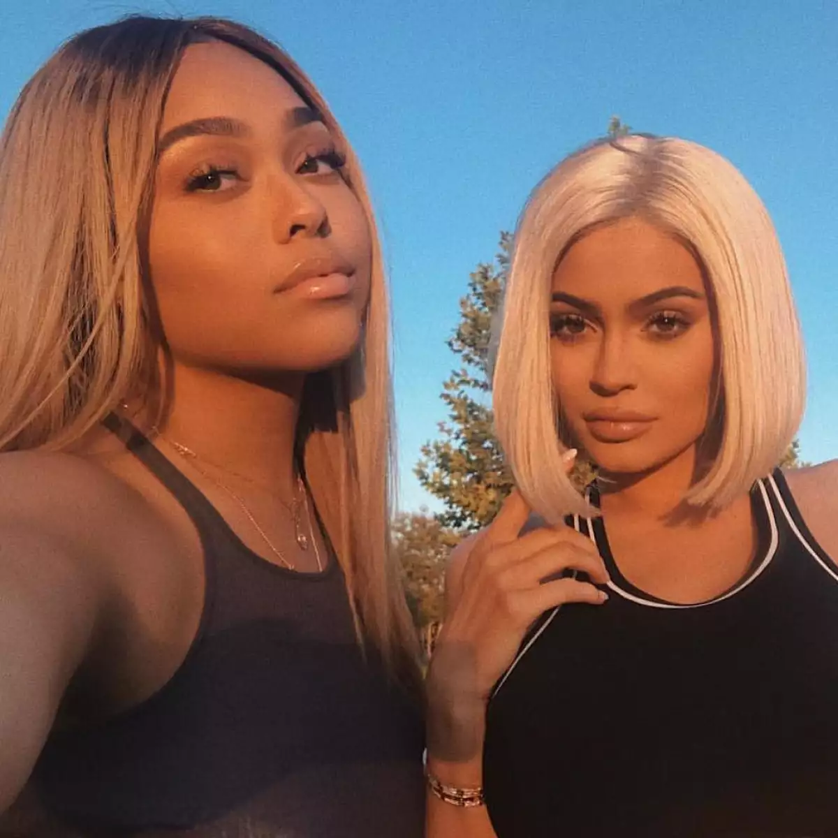 Jordyn Woods y Kylie Jenner