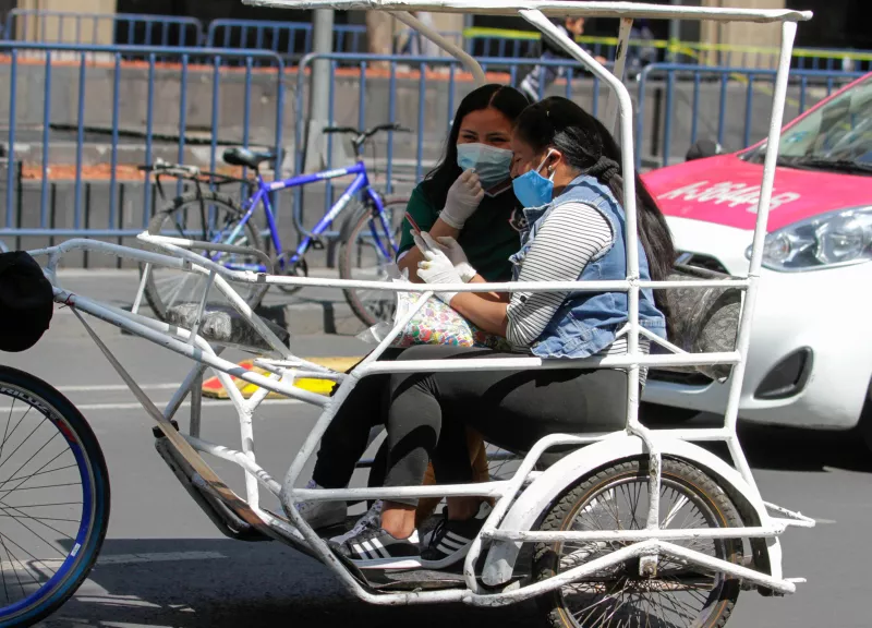 Personas en el Centro Histórico