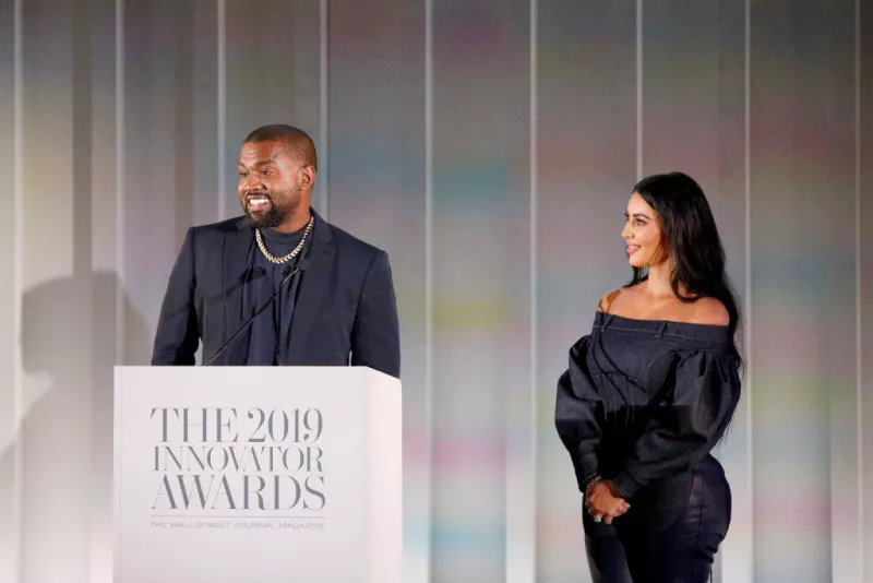 Kanye West y Kim Kardashian