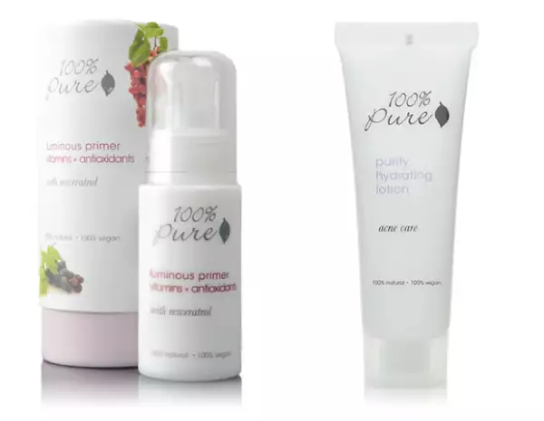 Algunos de sus prodcutos incluyen primers y cremas hidratantes 100% naturales.