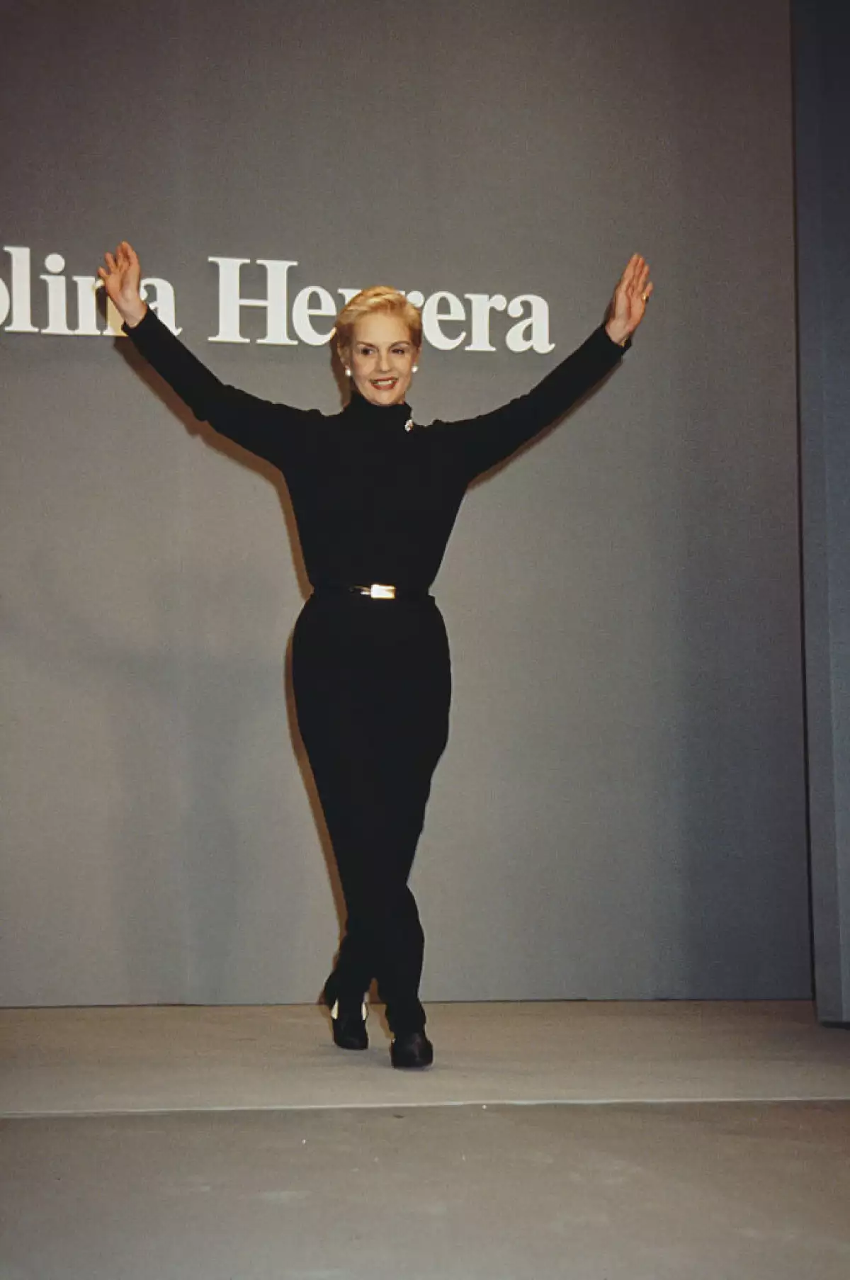 Carolina Herrara At Her Fall 1996 Show