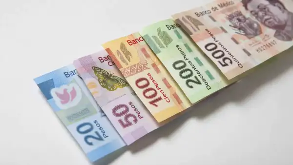 Billetes mexicanos.