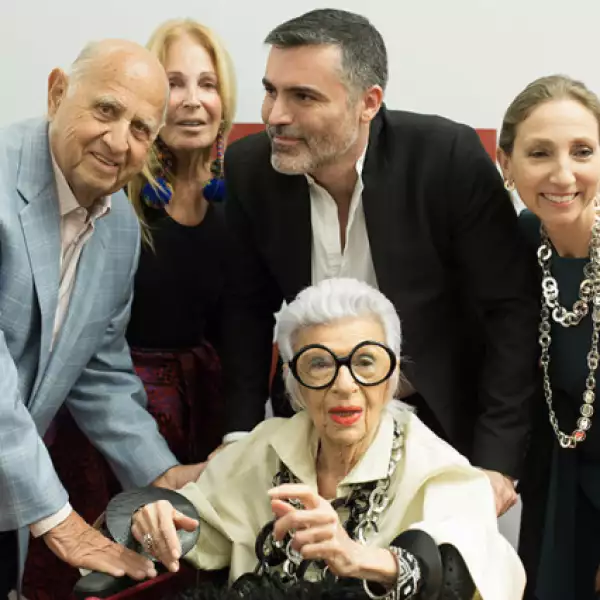 Mauricio Berger, Barbara Berger, Nino Bauti, Iris Apfel y Sylvie Ligonie