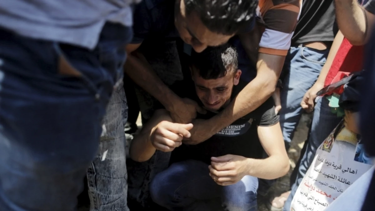 palestina funeral bebe muero en ataque extremista judío