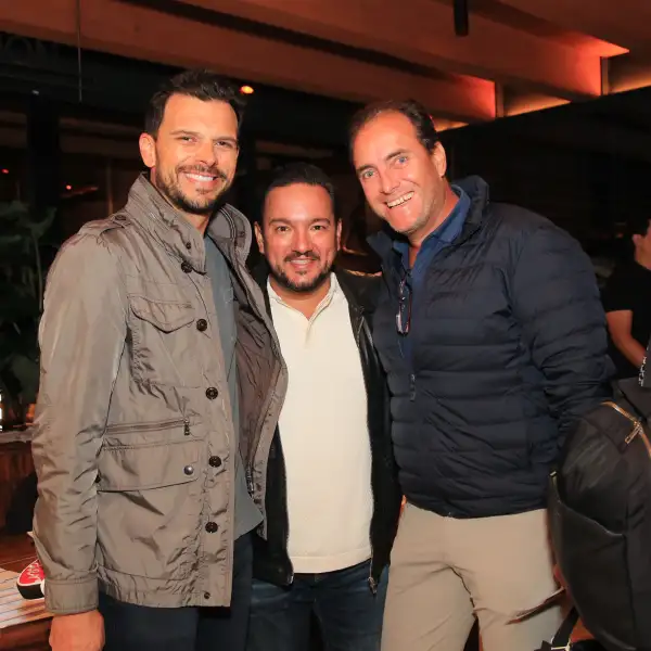 Juan Pablo Piña, Eduardo Guerrero y Luis Manuel Peralta 