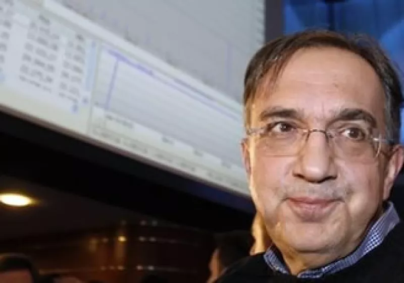 Sergio Marchionne encabezó la ceremonia inaugural de Fiat Industrial en la Bolsa de Milán. (Foto: AP)