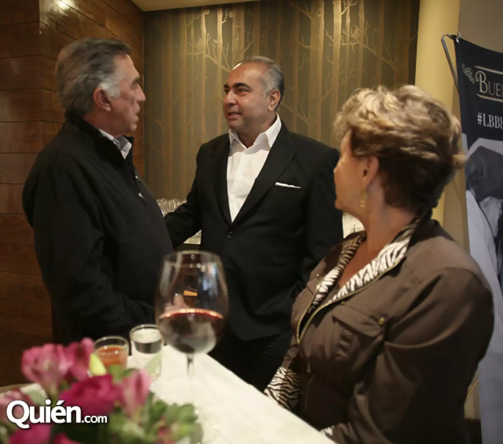 Rubén Mayer, Tony Sandhu y Norma Mayer