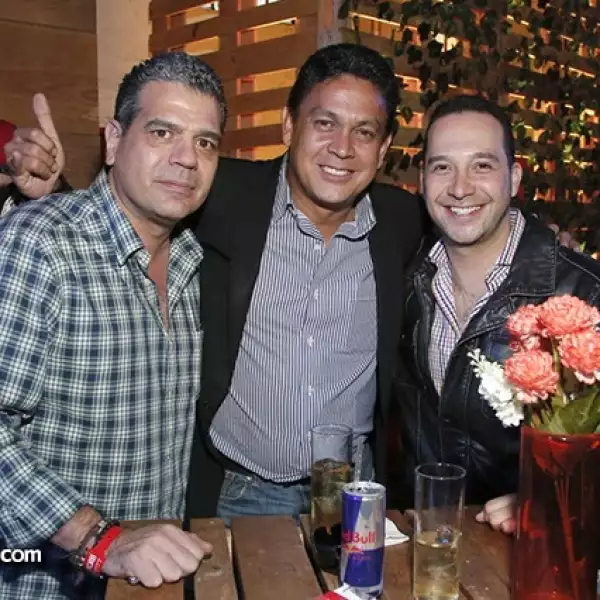Miguel Horts, Fernando García y Omar Yitani