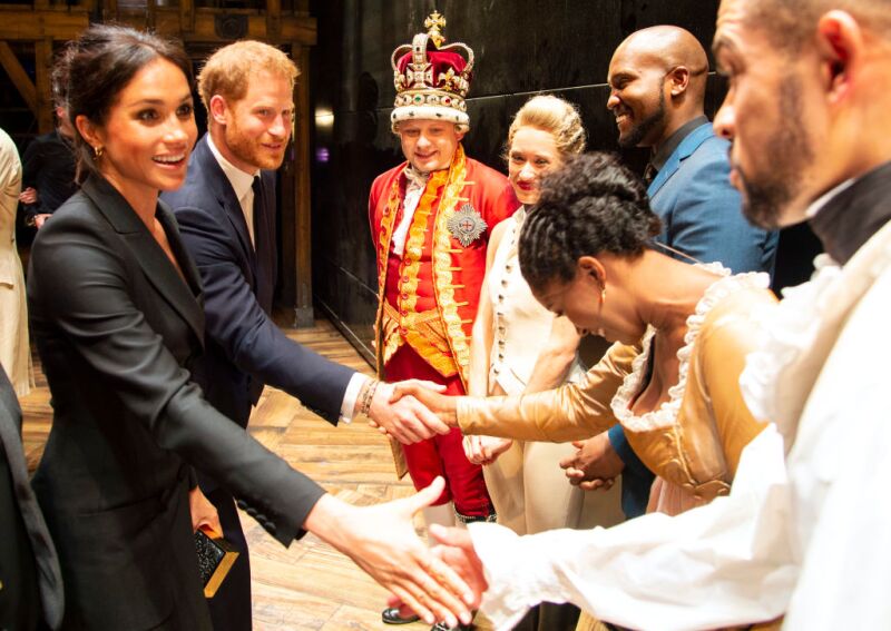 The Duke & Duchess Of Sussex Attend A Gala Performance Of "Hamilton" In Support Of Sentebale