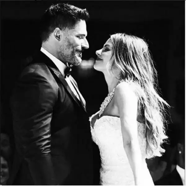 Joe celebró a su esposa con esta romántica fotografía.