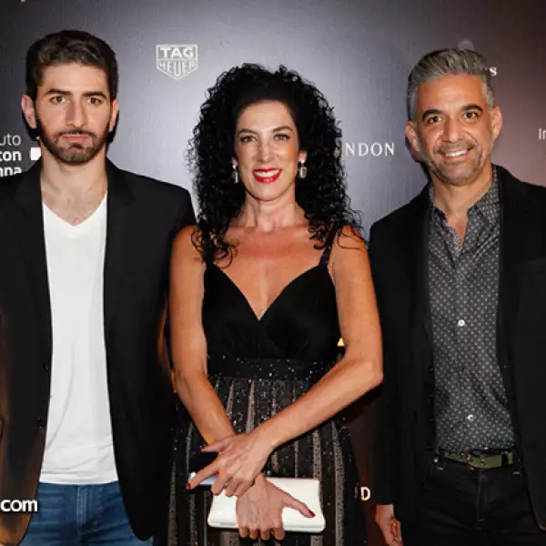 Rolando Cassis,Gabriela Rodríguez y Charles Hamparzumian