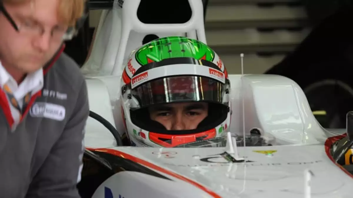 Sergio Pérez participa en el GP de Hungría