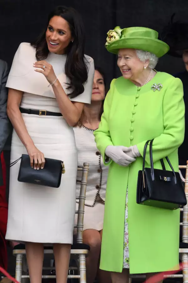 The Duchess Of Sussex Undertakes Her First Official Engagement With  Queen Elizabeth II