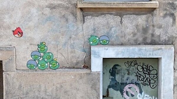 Aprovechando la arquitectura de la pared, James creó este diseño diferente.