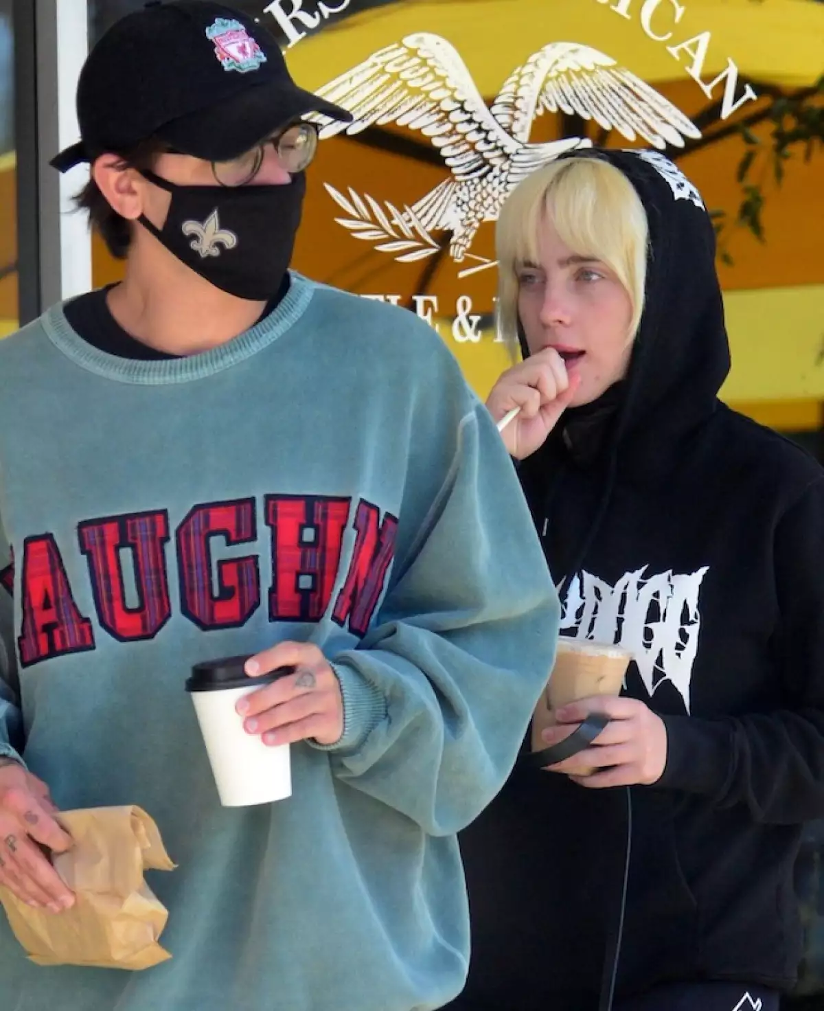 Matthew Vorce y Billie Eilish