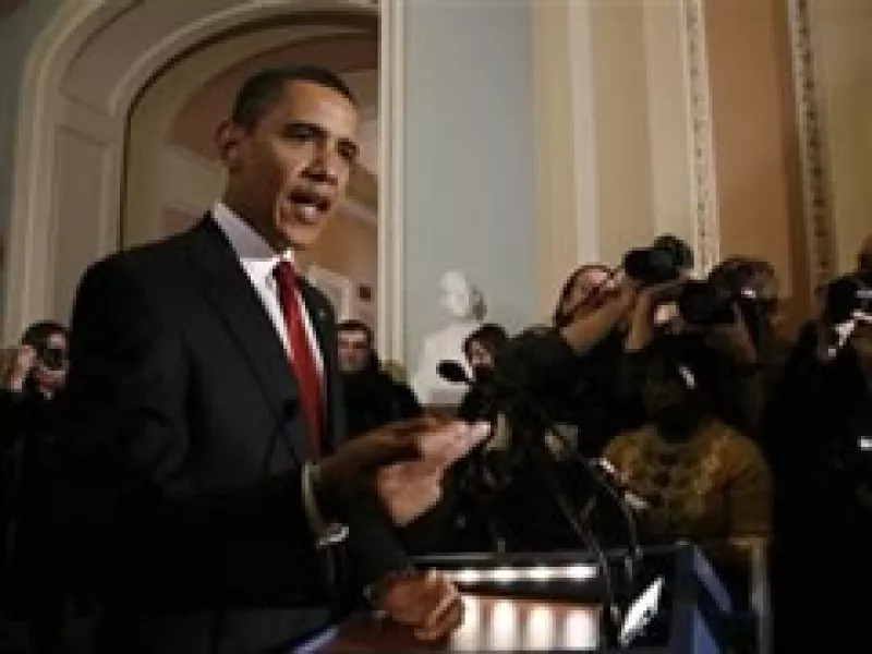 Obama acudió al Congreso estadounidense para defender su proyecto de estímulo económico. (Foto: Reuters)