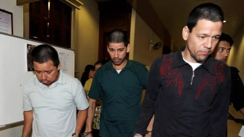 Mexicanos detenidos en Malasia