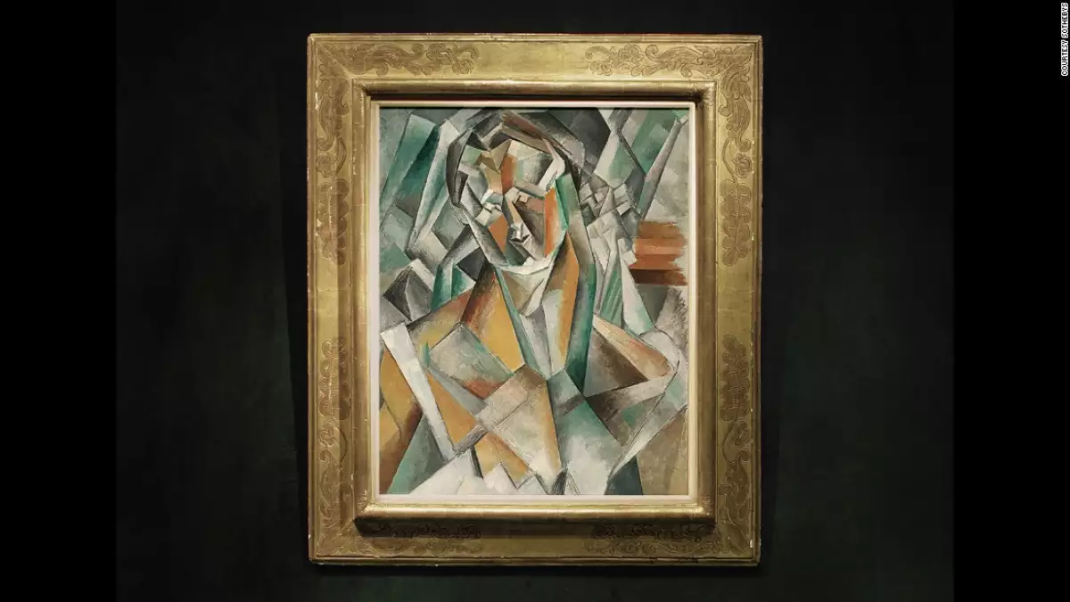 La pintura supuestamente representa a una de las amantes de Picasso, Fernande Olivier. 