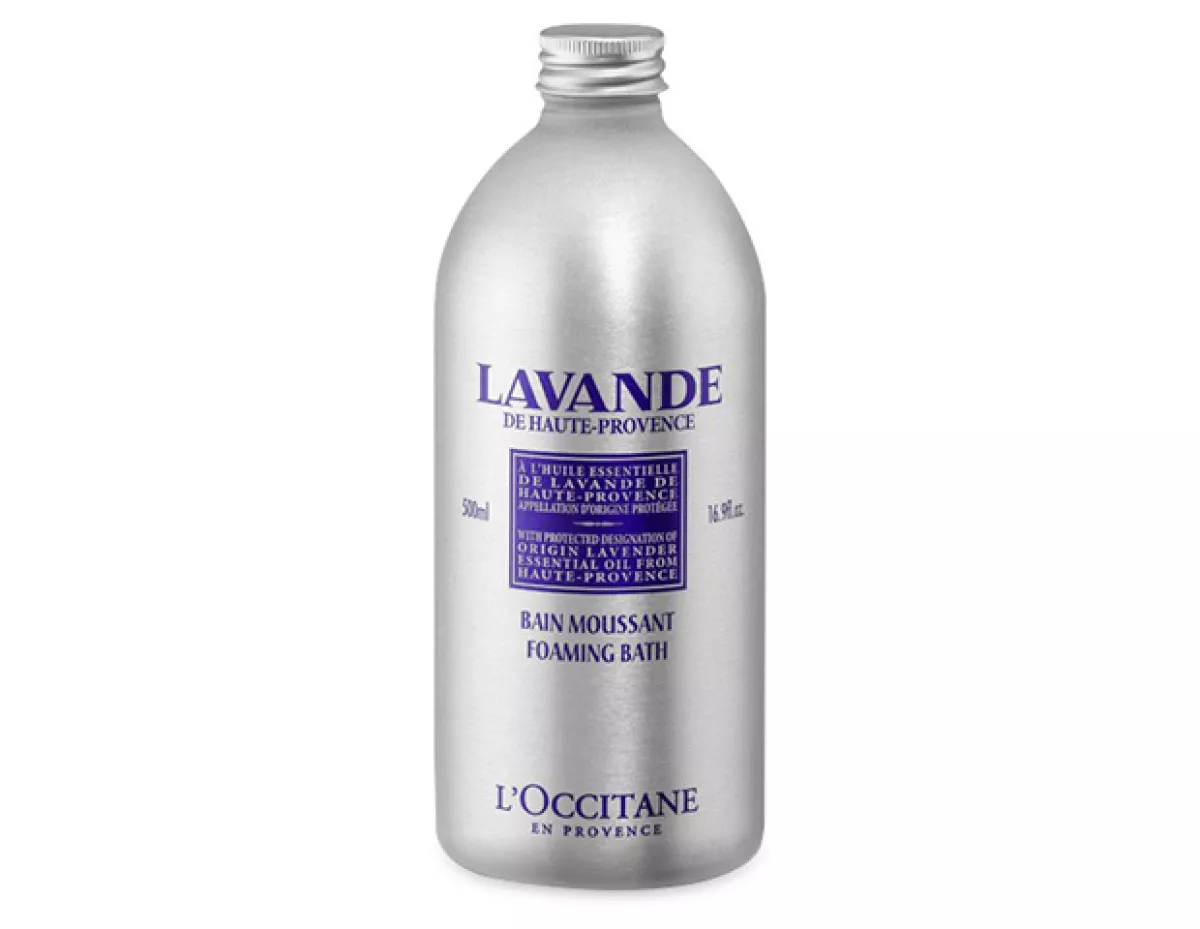 Baño espumoso de lavanda L’Occitane, $410; centros comerciales.
