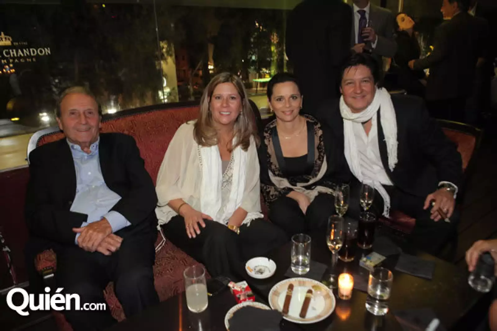 Bruno Lugani, Cecilia Monzón, Verónica Miranda y Carlos Monzón