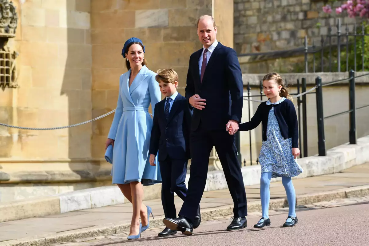 The Royal Family attend the Easter Mattins Service, St. George's Chapel, Windsor Castle, UK - 17 Apr 2022