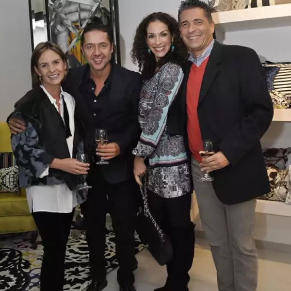 Andrea Artigas,Ricardo Reyes,Carolina Reyes y Francisco Laris