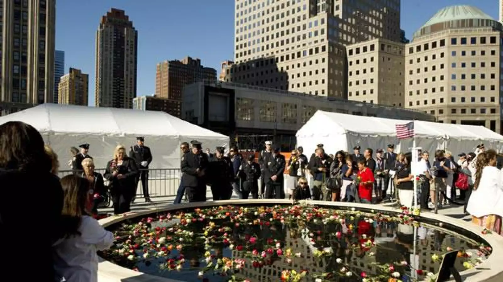 Homenaje a los muertos el 11 de septiembre