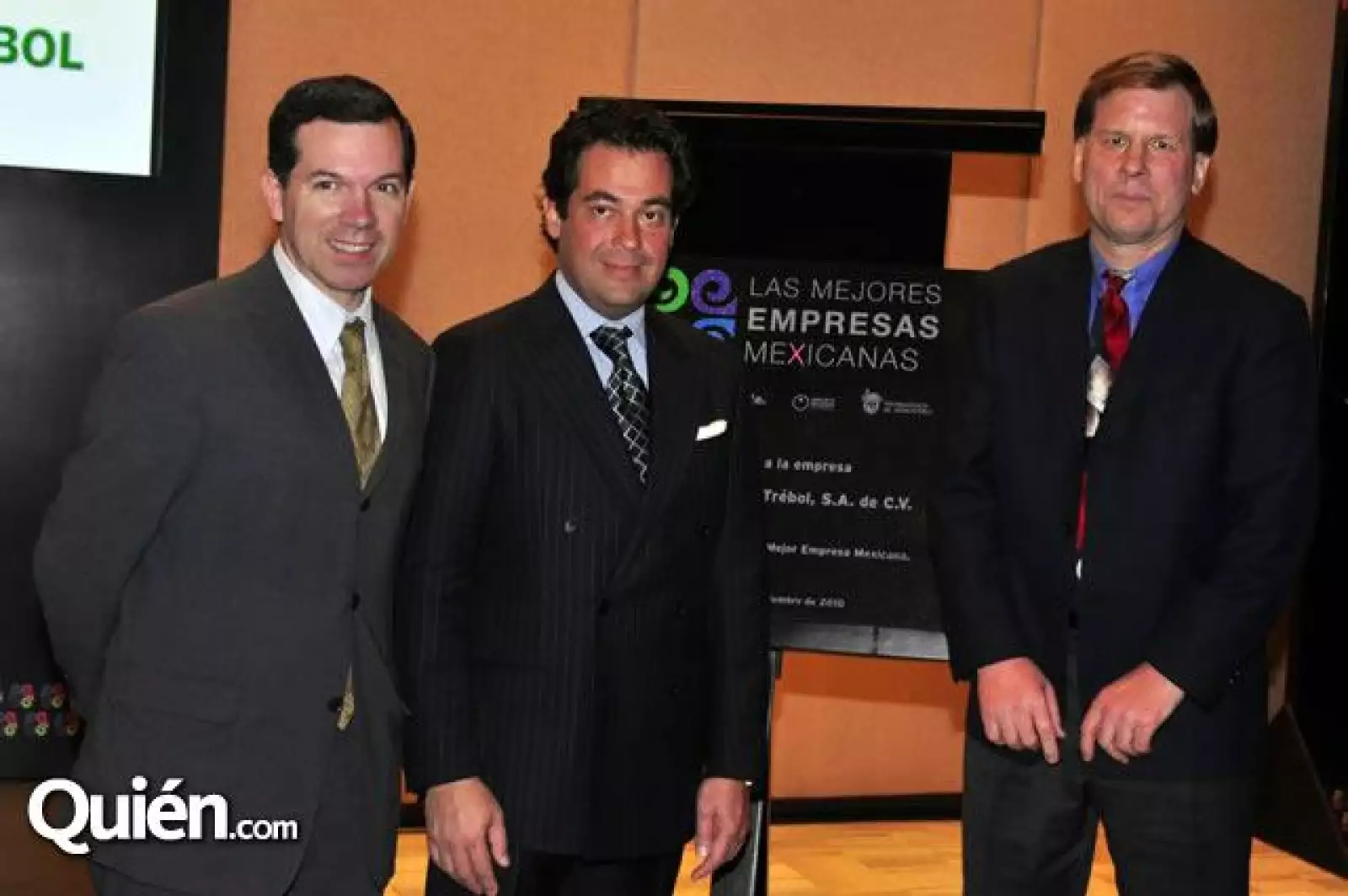Enrique Mouret,Roberto Quiroz y Dennis Knudson