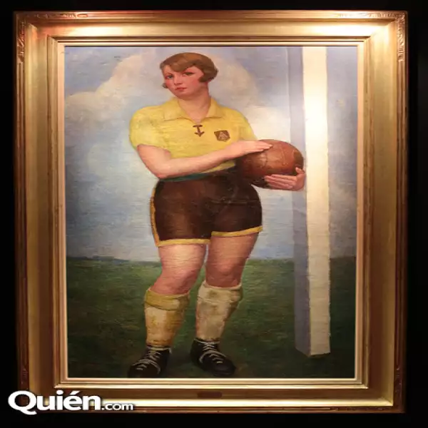 Ángel Zarraga La futbolista Rubia