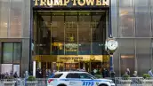 Trump Tower Guarded by NYC Police, 5th Avenue, Manhattan, NY.