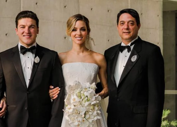 José Gerardo Ridríguez, suegro de Samuel García y papá Mariana Rodríguez Cantú, el día de su boda. Foto IG Mariana.jpg