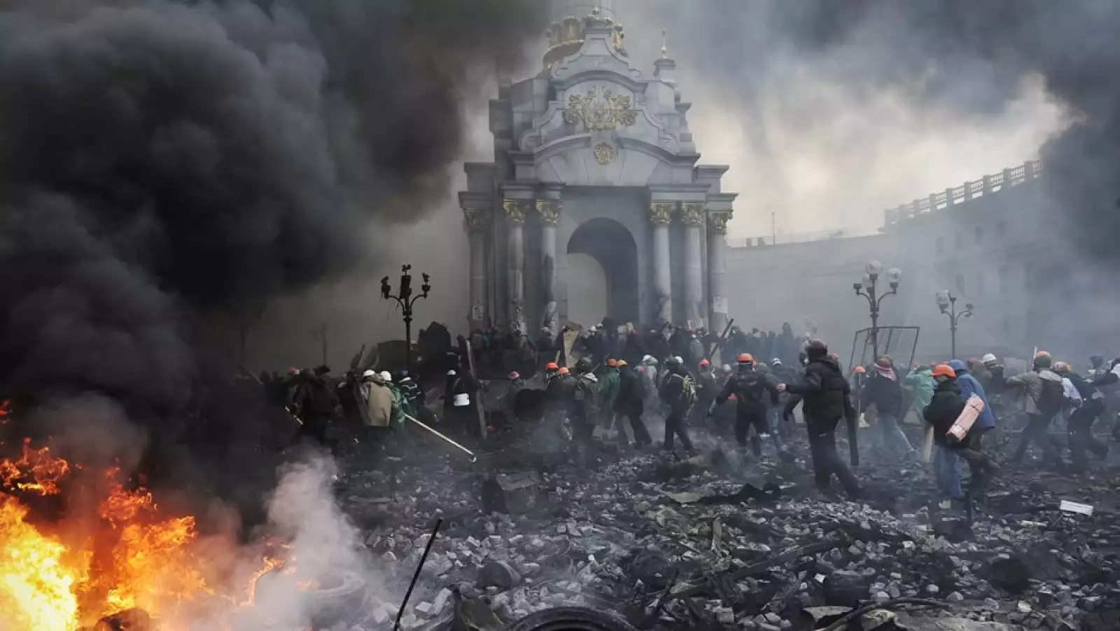 Protestas contra el gobierno en Ucrania