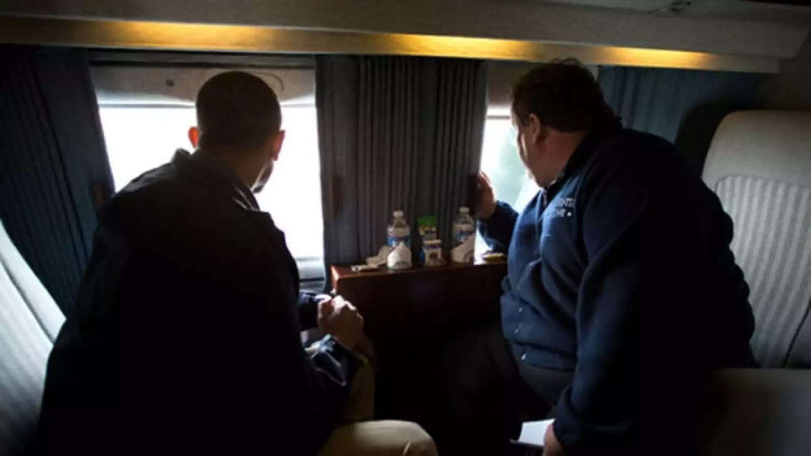 barack obama y el gobernador de new jersey