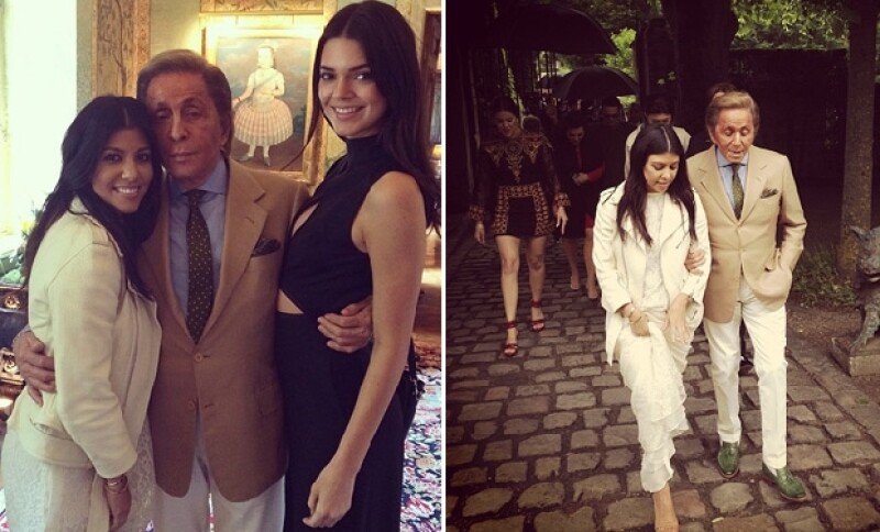 La familia compartió en Instagram fotografías sobre su "experiencia Valentino", las cuales van desde fotos con el diseñador, hasta las distintas locaciones del castillo.
