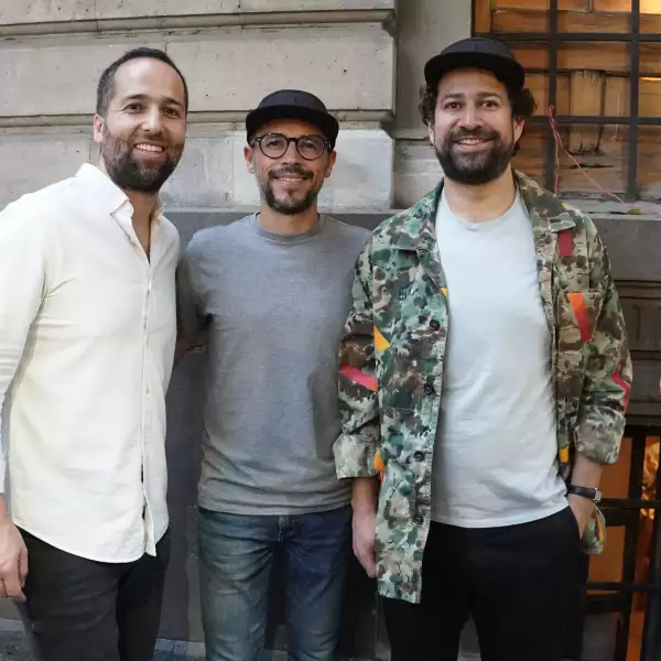 David Hernández, Alfredo Luengas y Gerardo Salgado