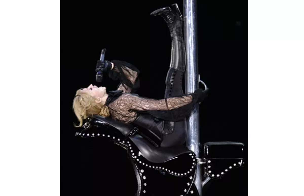 Madonna aplica los ejercicios en sus conciertos.