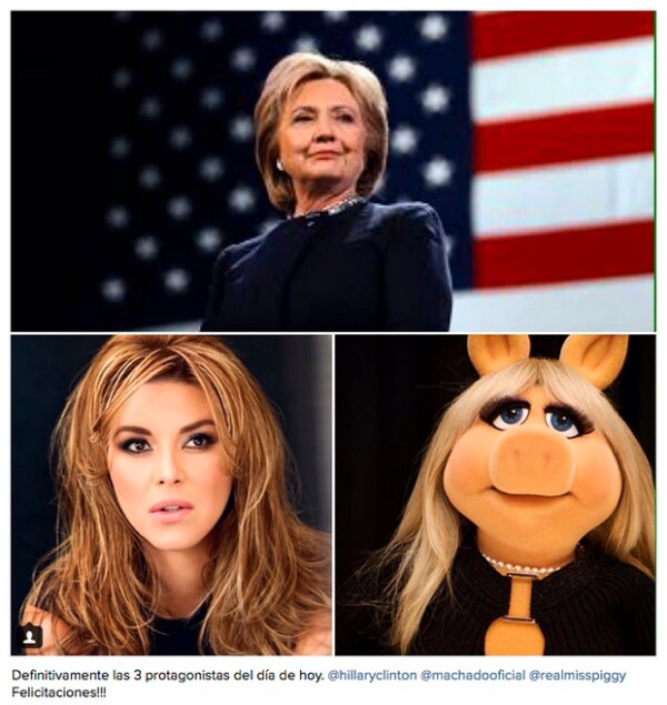 Hillary Clinton, Alicia Machado