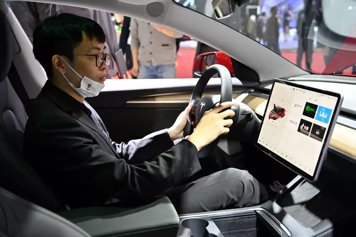 Tesla en el Autoshow de Shanghai 2021