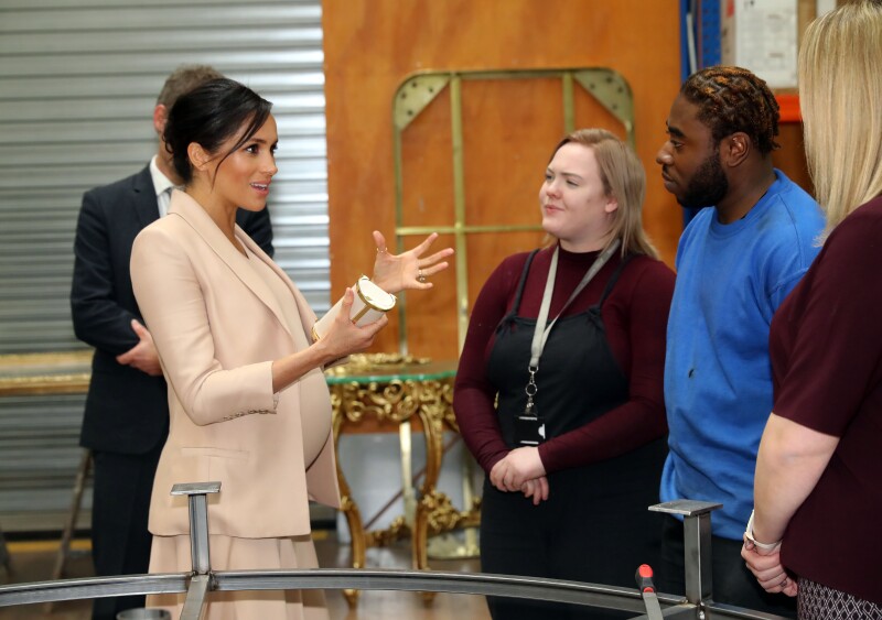 Meghan Duchess of Sussex visit to the National Theatre, London, UK - 30 Jan 2019