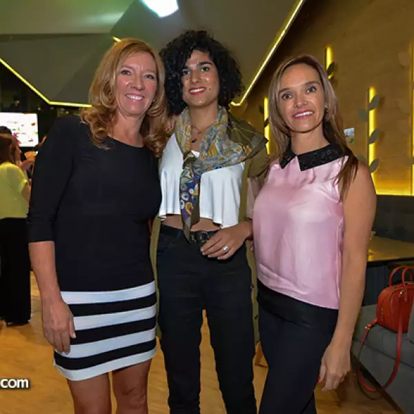 Patricia Flores, Micaela Miguel y Sandra Fernández