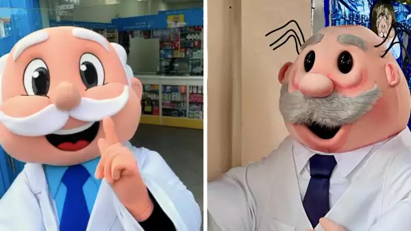 El Dr. Guali es representado por un personaje con bata blanca, bigote y cabello canoso, características que usuarios compararon con el Dr. Simi.