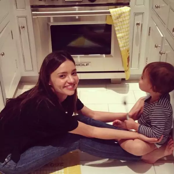 Miranda Kerr y `baby Flynn´.