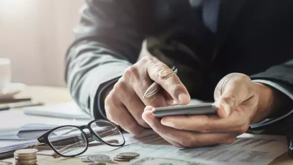 accountant working in office. business finance and accounting concept