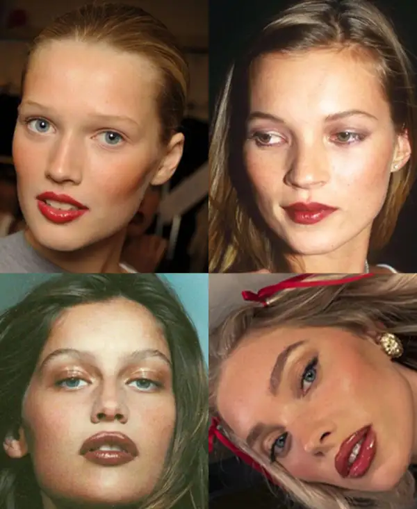 red glossy look