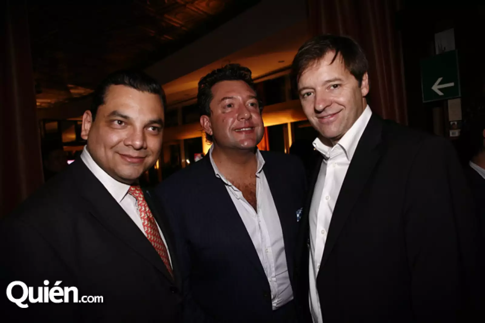 Gerardo Reyes, Mariano Menéndez y Gabriel Cedroñe