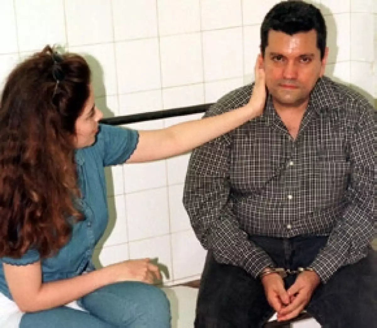 Gloria y Sergio Andrade cuando estuvieron detenidos en Brasil.