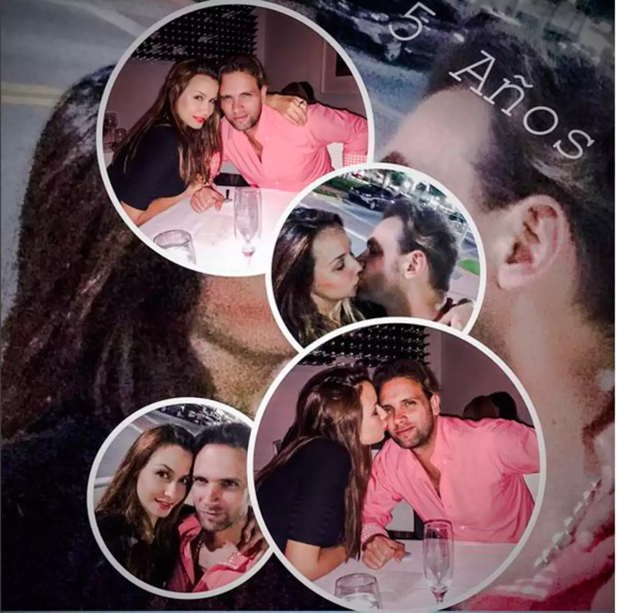 La pareja celebró hace una semana su quinto aniversario de novios.