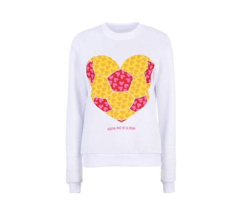 Consigue esta colorida sudadera en yoox.com